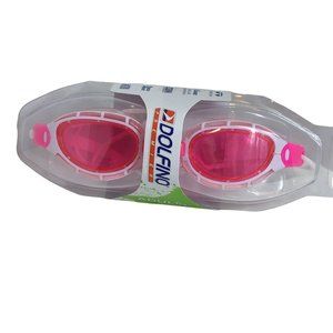 Dolfino Hydra XS Silicone Swim Goggles Adult Ages 12+ UV400 Protection Latex Fre